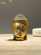 Mini Golden Buddha Head Statue