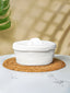 White Cotton Rope Tissue Box with Soft-Lid Closure