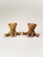 Brown and Yellow Sitting Teddy Bear | Set of 2