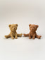 Brown and Yellow Sitting Teddy Bear | Set of 2