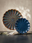 2-Piece Scalloped Ceramic Serving Platter Set - The Golden Theory