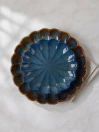 2-Piece Scalloped Ceramic Serving Platter Set - The Golden Theory