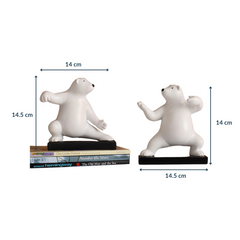 Polar Bear Figurines | Set of 2