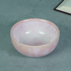 Pink Ceramic Pearl Palette Bowl | Set of 2