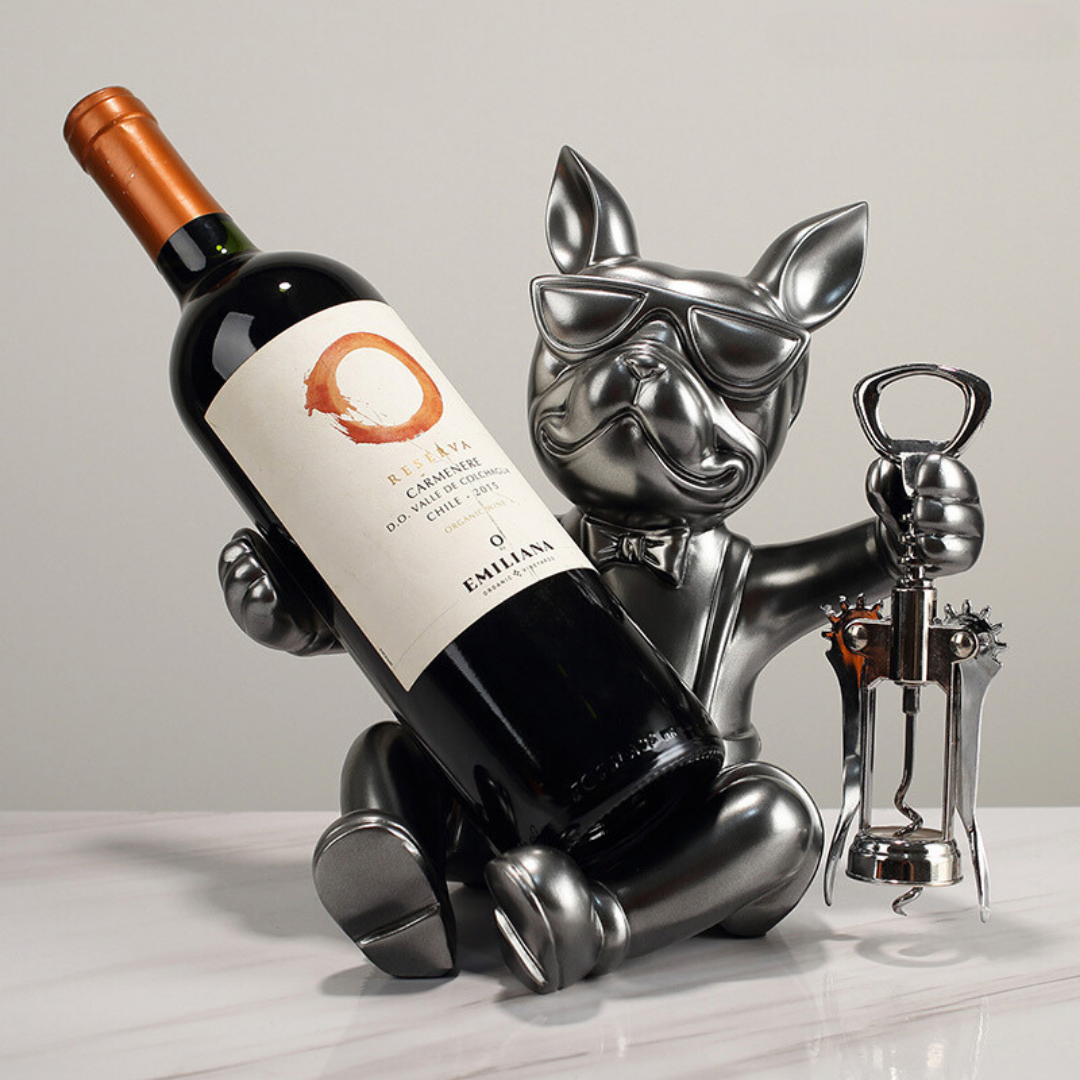 Sitting Dog Bottle Holder with Opener