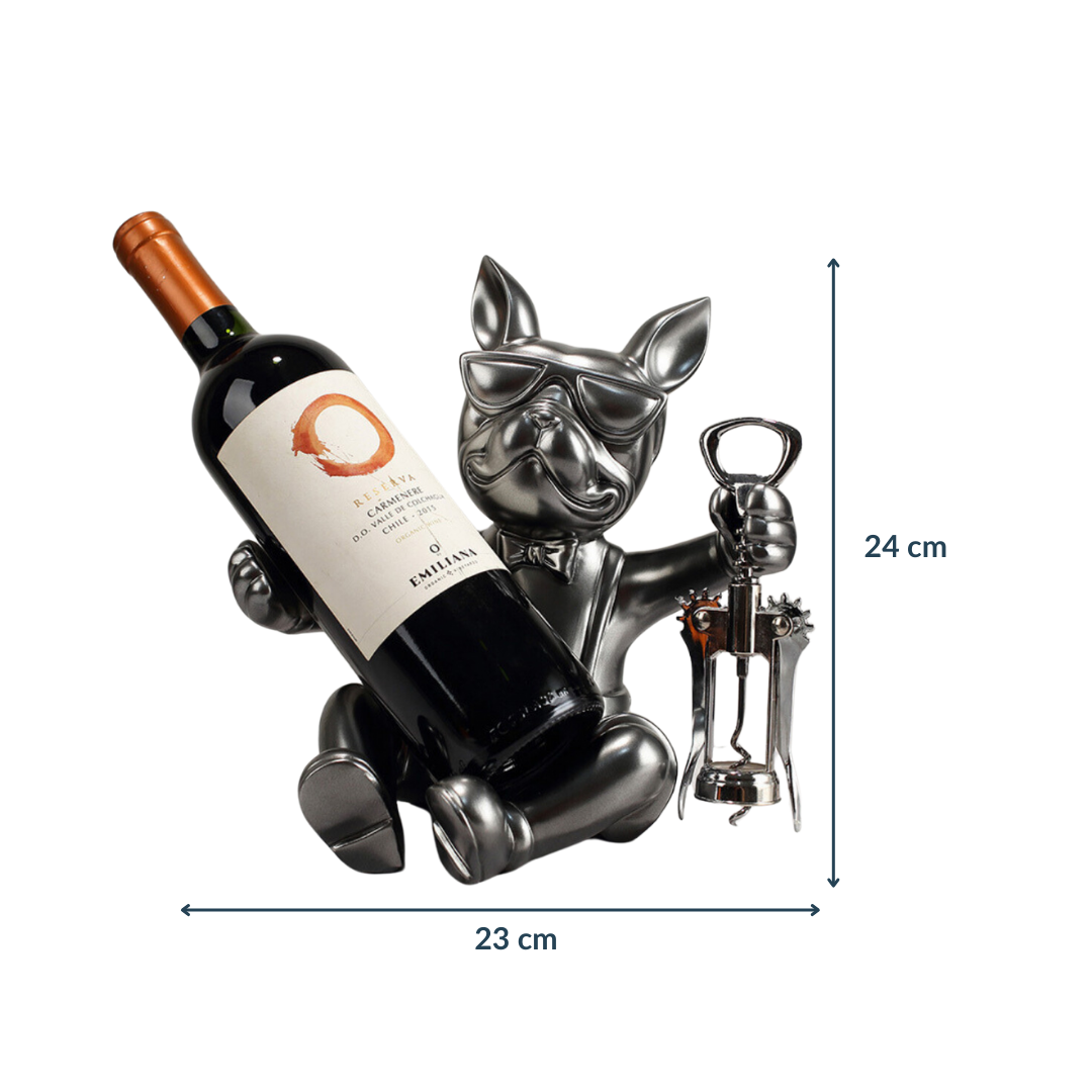 Sitting Dog Bottle Holder with Opener