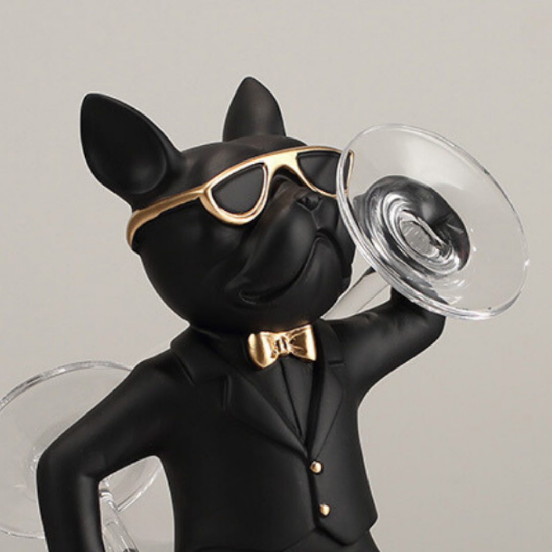 Black Dog Wine Glass Holder