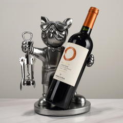 Standing Dog Bottle Holder with Opener