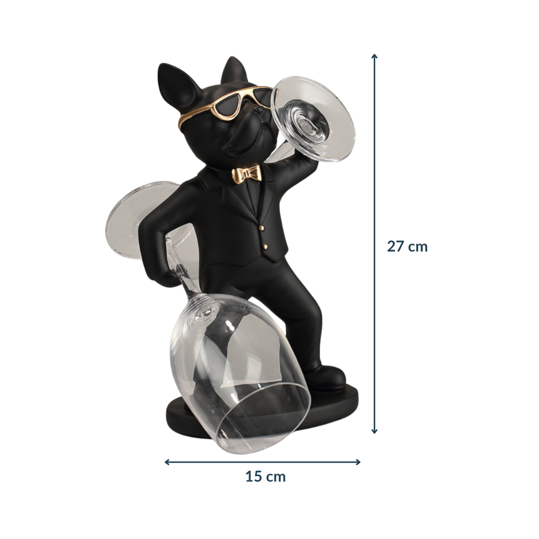 Black Dog Wine Glass Holder