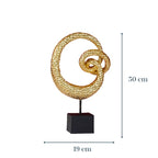Knot Statue on Black Base