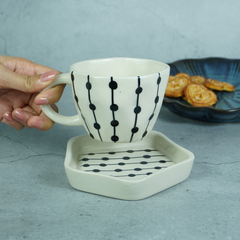 Dot Link Cup and Saucer