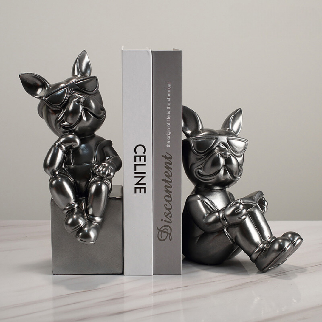 Silver Bulldog Book Rests Main image
