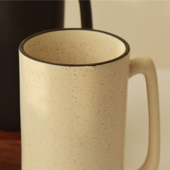 Marble White Ceramic Beer Mug