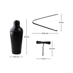 7-Piece Matte Black Bar Tool Set