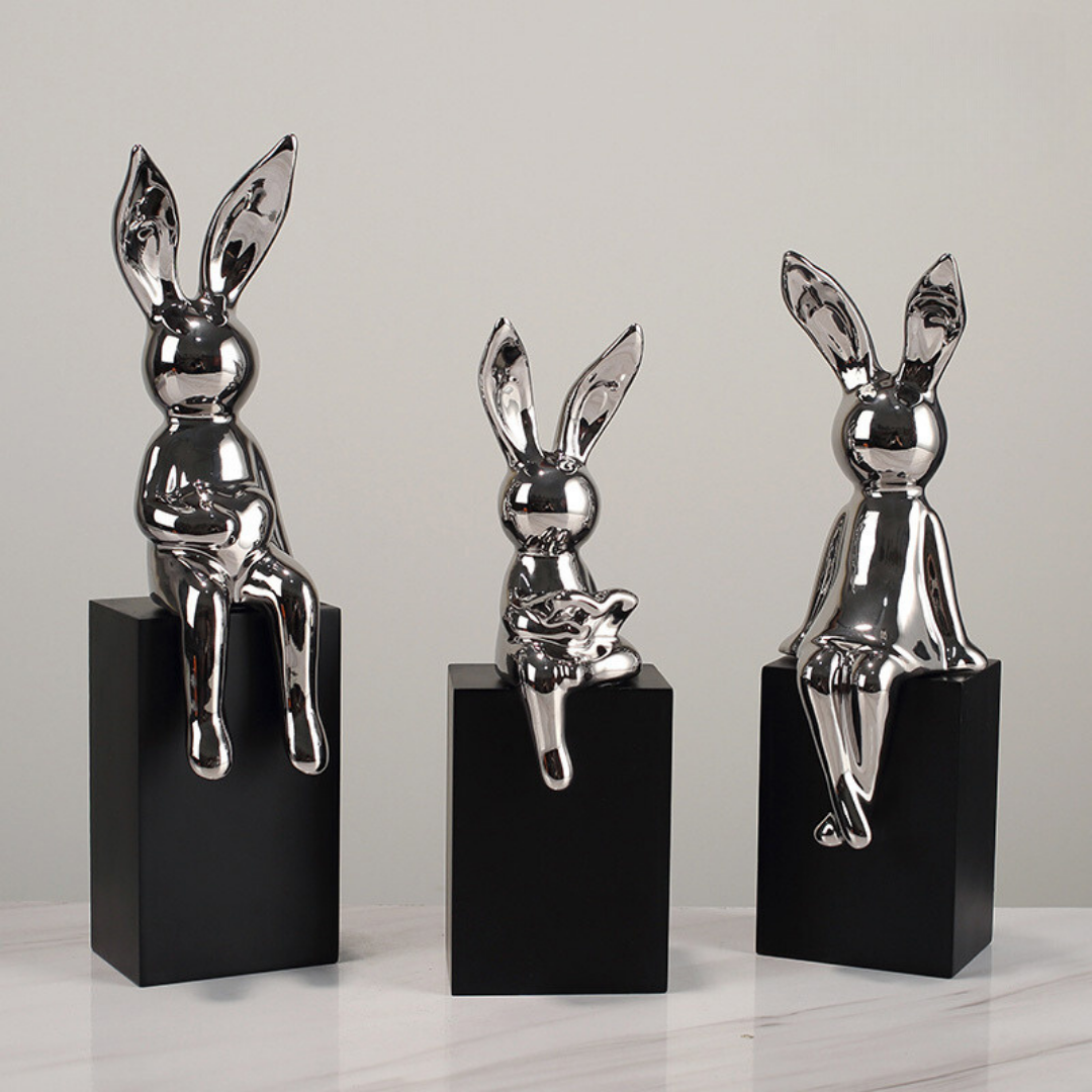 Rabbit Whiskers Family Trio | Silver Main image