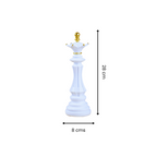 White Queen Chess Piece Sculpture