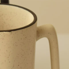 Marble White Ceramic Beer Mug