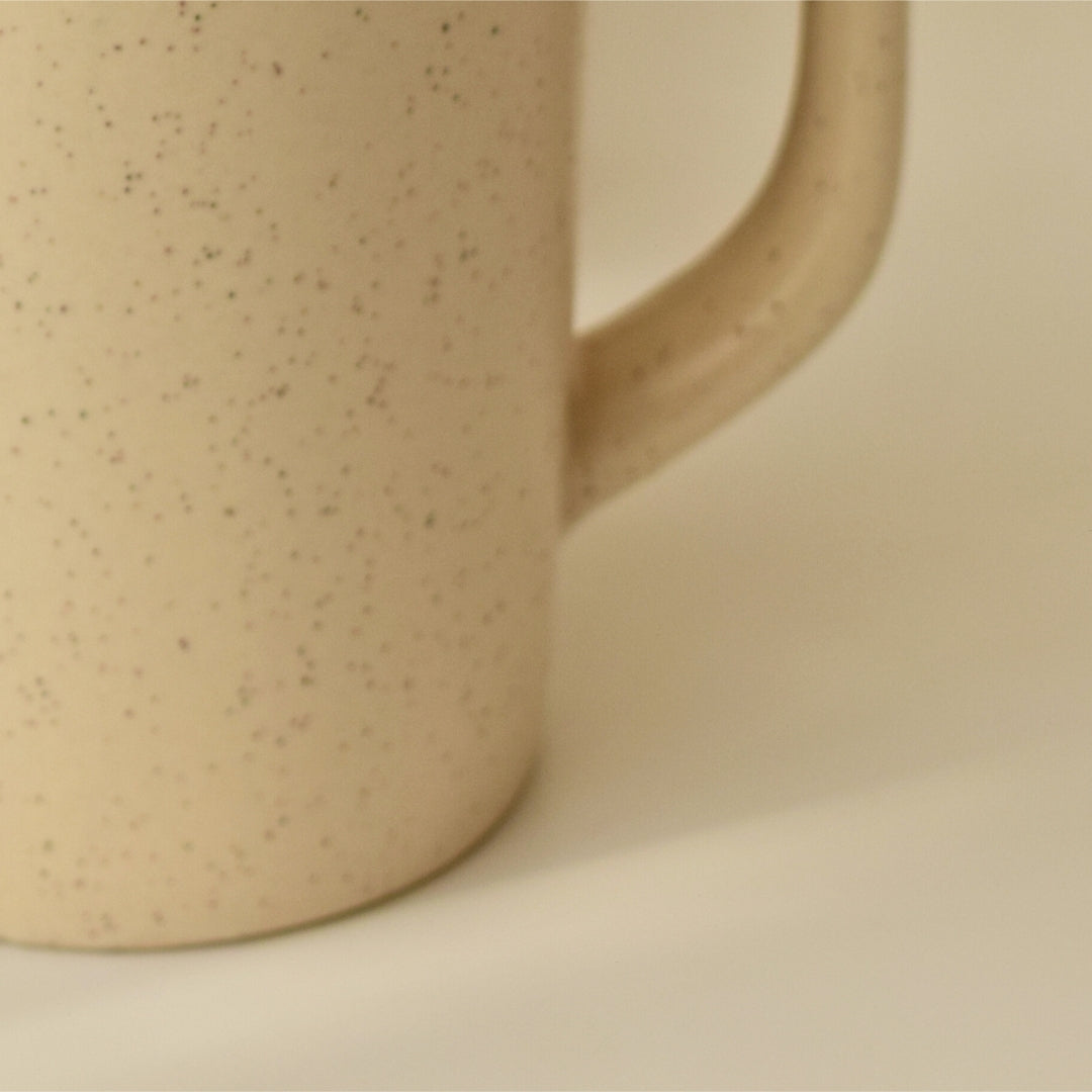 Marble White Ceramic Beer Mug