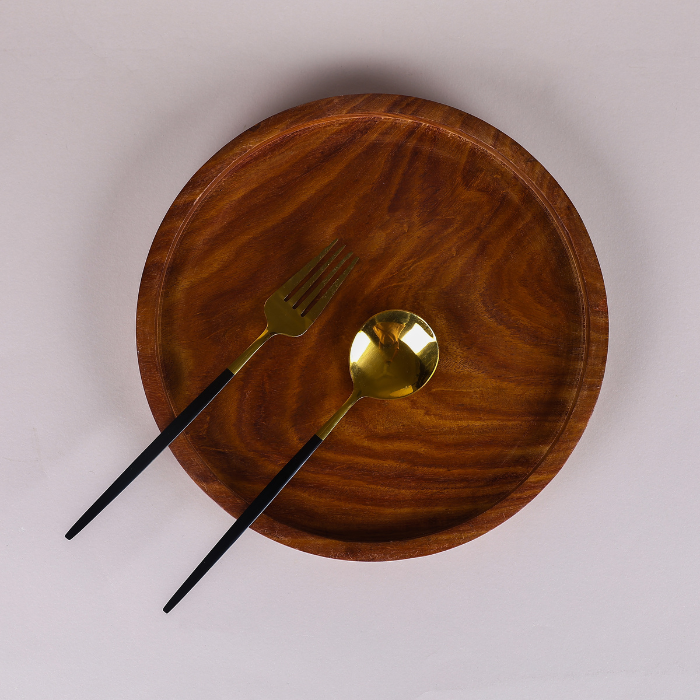 wooden dining plates online