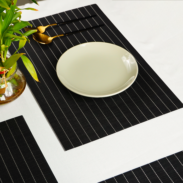 Black Waterproof Table Mats