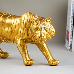 Golden Tiger Stripe Figurine