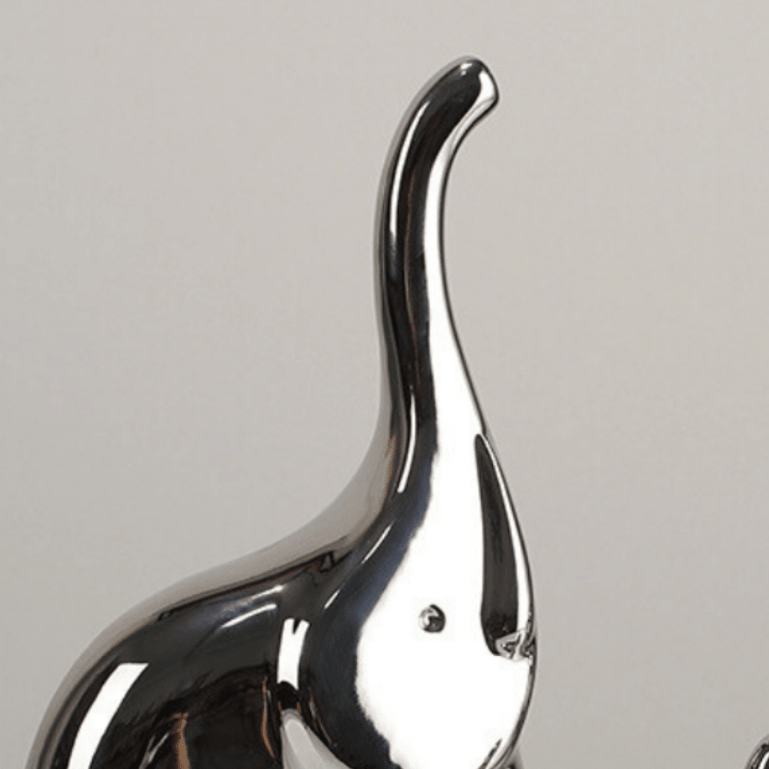 3 pcs Ceramic Cartoon Elephant for Living Room Secondary image