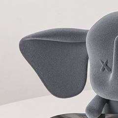 Grey Color Cute Elephant Statue with Tray