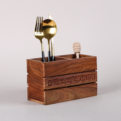 Wooden Cutlery Stand