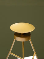 Modern Tripod Brass Candle Holder