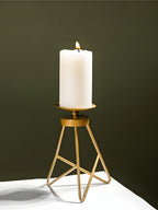 Modern Tripod Brass Candle Holder