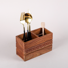 Wooden Cutlery Stand