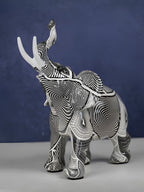 Monochrome Elephant Figurine
