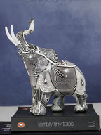 Monochrome Elephant Figurine