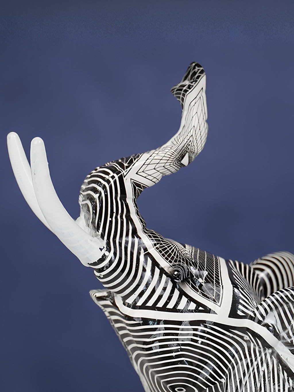 Monochrome Elephant Figurine