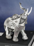 Monochrome Elephant Figurine