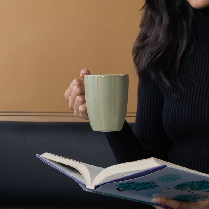 Pastel Green Ceramic Coffee Mug