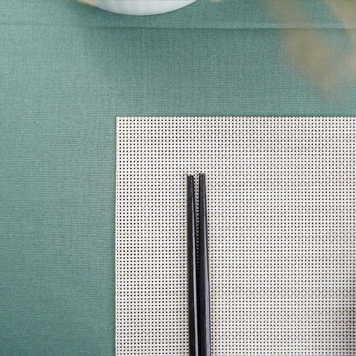Beige Solid Table Mats | Set of 2,4,6