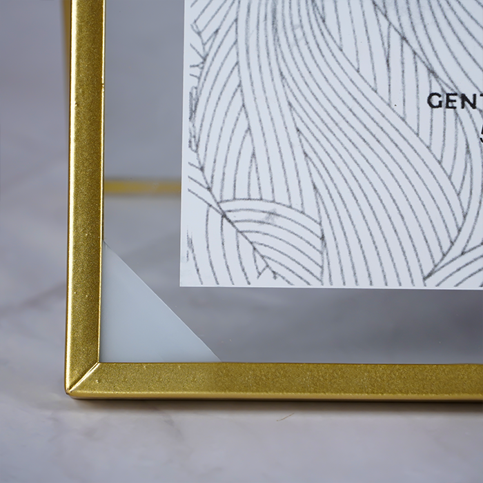 Gold Photo Frame with Stand