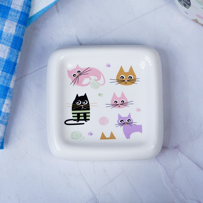 Cat Bathroom Set Kids Themed Bath Accessories