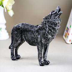 Howling Wolf Figurine