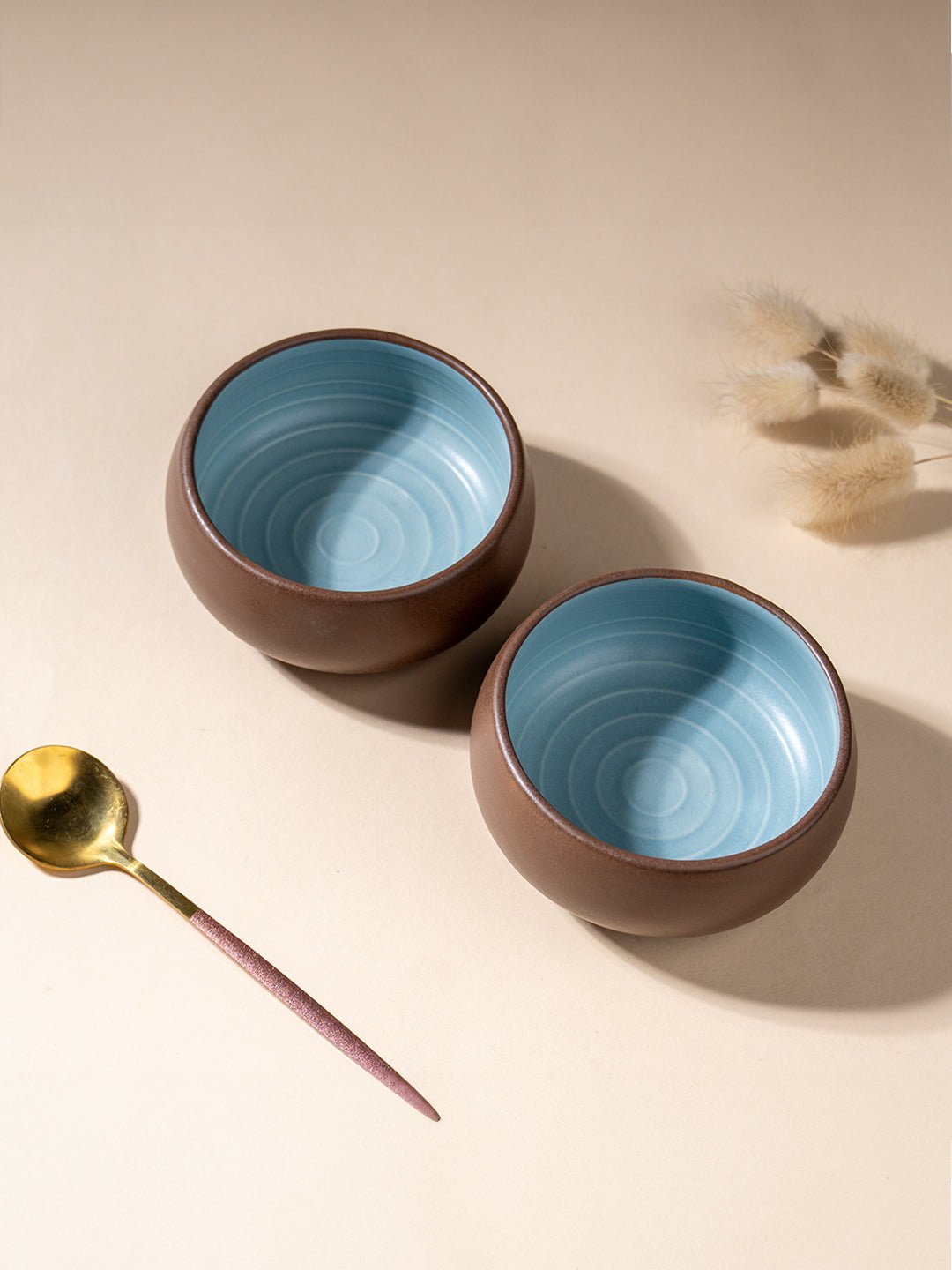 4-Piece Multipurpose Ceramic Small Bowl Set - The Golden Theory Main image