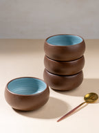4-Piece Multipurpose Ceramic Small Bowl Set - The Golden Theory