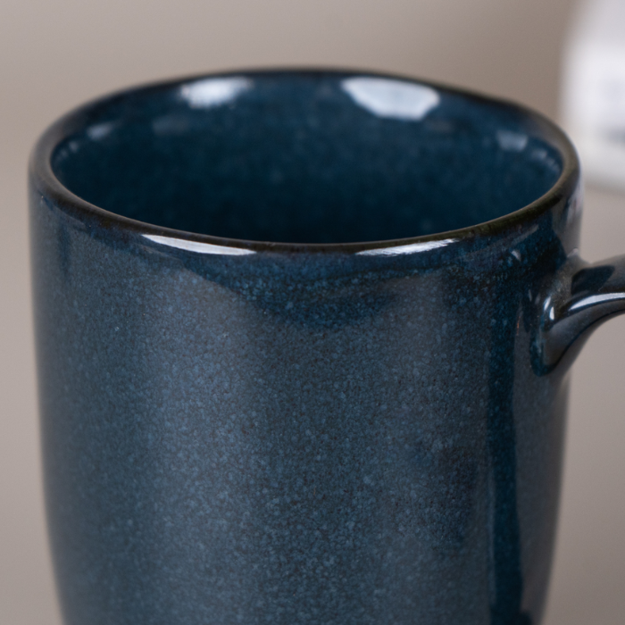 Deep Blue Ceramic Coffee Mug