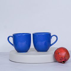 Speckled Blue Ceramic Mug