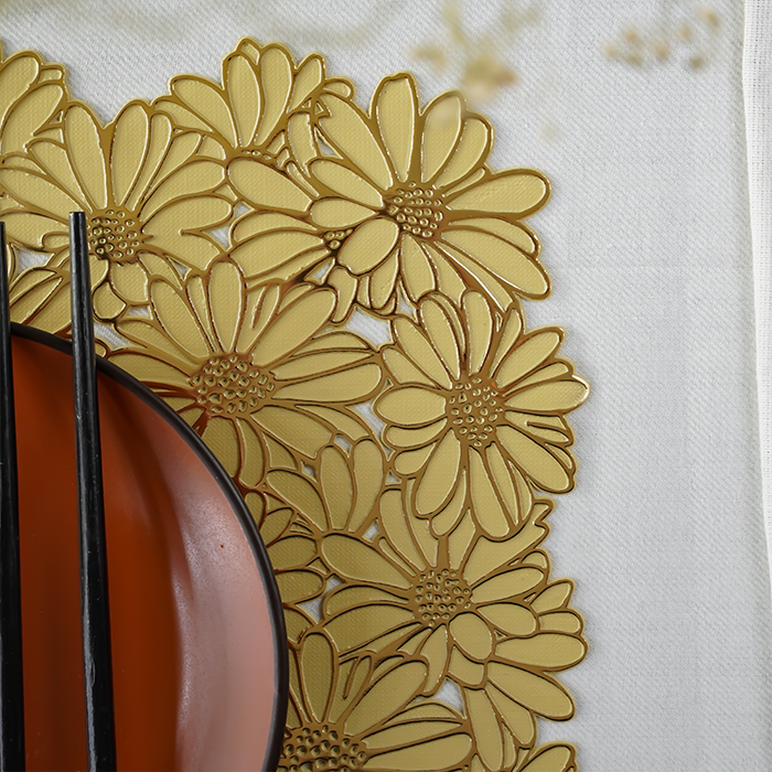 Metallic Gold Large Tablemats