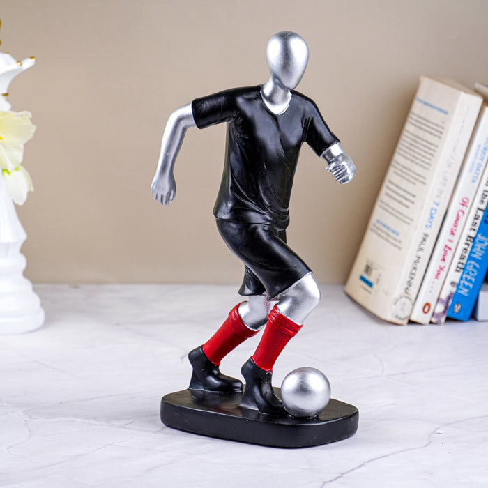 Modern Soccer Player Sculpture