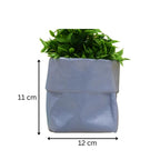 Grey Resin Planter