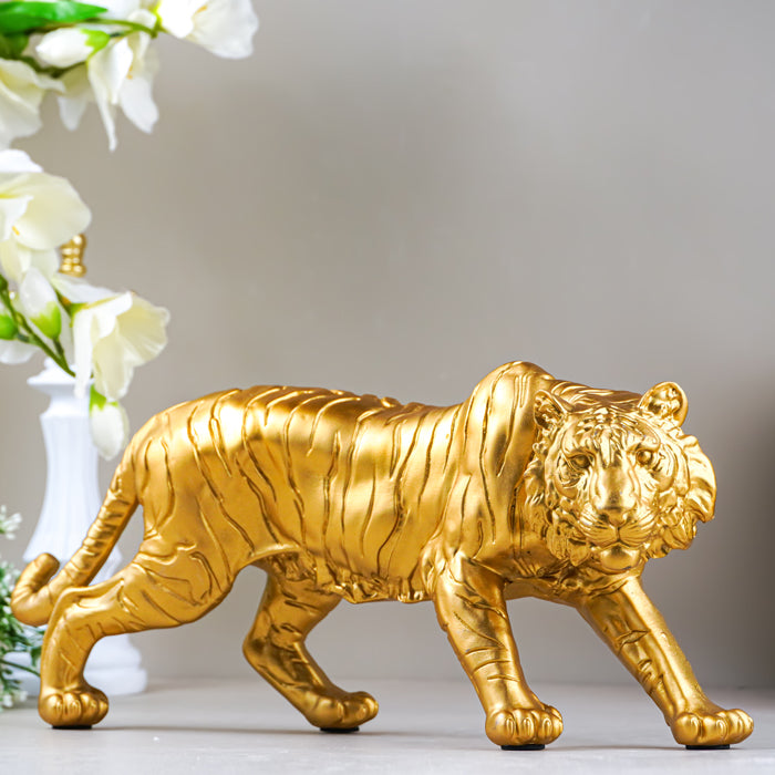 Golden Tiger Stripe Figurine