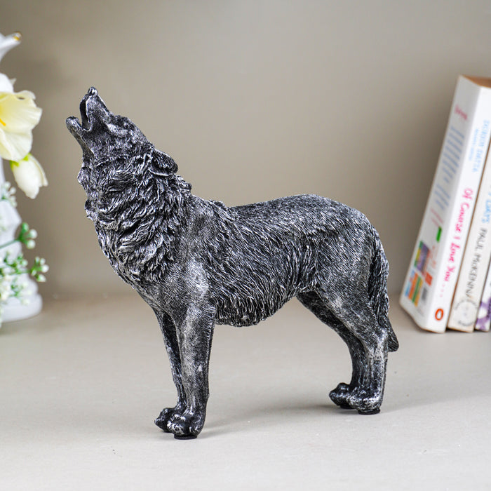 Howling Wolf Figurine