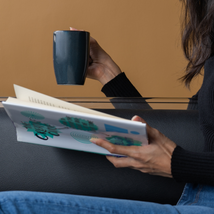 Deep Blue Ceramic Coffee Mug